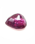 Pear cut natural ruby loose gemstone 1.19 carat, upside down pavilion exposed