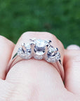 Genuine diamond ring
