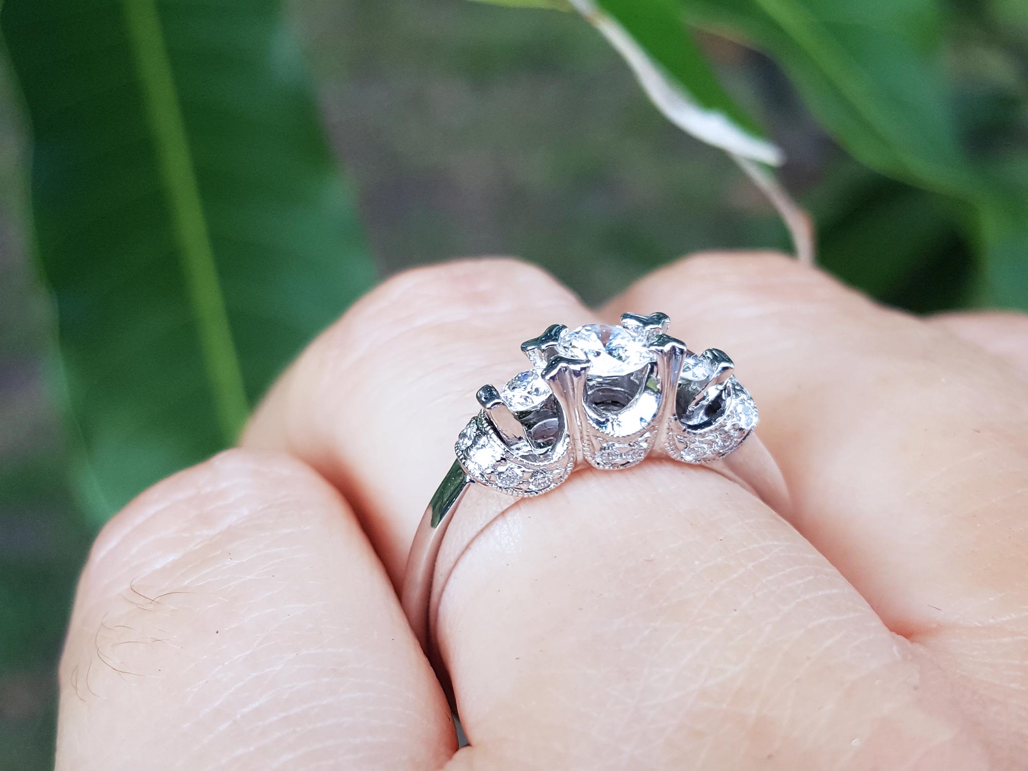 real diamond ring