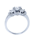 Natural diamond ring bridal