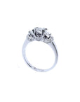 14K natural diamond ring