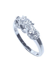 Three stone diamond ring