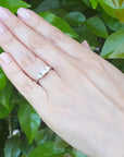 Natural diamond ring