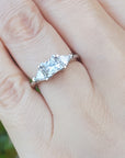 princess cut diamond engagement ring