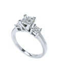inexpensive diamond engagement ring three stone