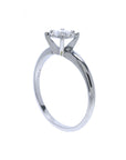 White gold diamond ring