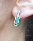 Mother’s day emerald earrings