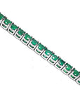 Real Emerald tennis bracelet for sale