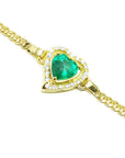 Emerald jewelry bracelets