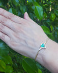 14k emerald bracelets