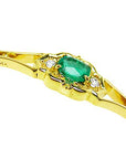 Genuine emerald jewelry