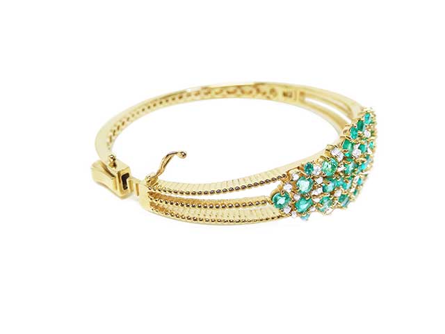 Colombian emeralds bracelet wholesale