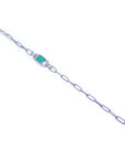 Women's emerald bracelet