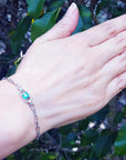 Genuine emerald bracelet