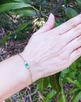 Natural Emerald bracelet