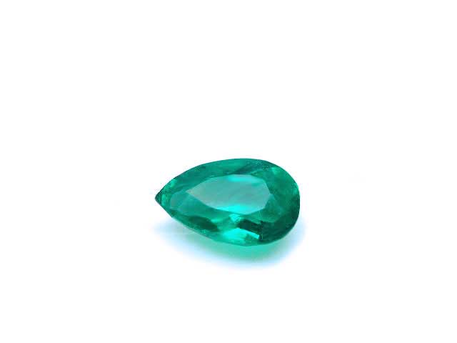 Pear Shaped Muzo Colombian Emerald for Sale