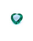 Heart cut loose emeralds for sale