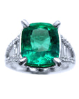 Anillo con esmeralda certificada para mujer