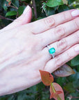 Anillo con esmeralda de Muzo Colombia