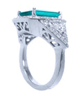 Authentic emerald ring