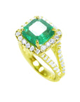 Emerald ring for women
