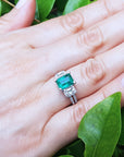 May's birthstone emerald engagement rings