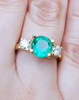 Authentic emerald ring