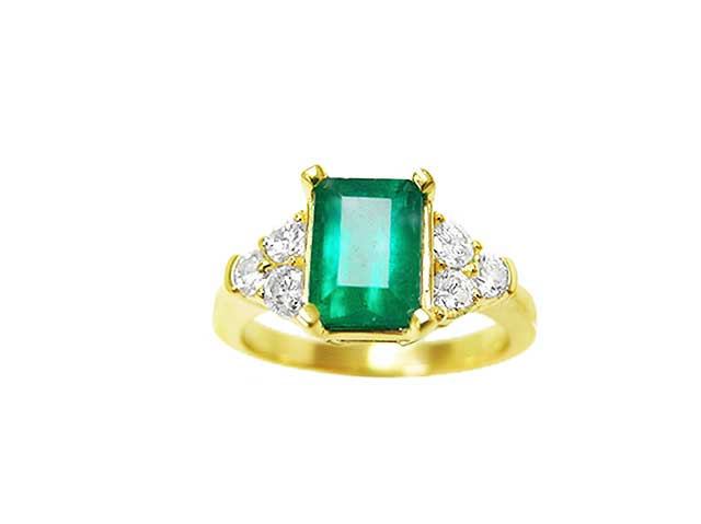 Women's emerald rings for sale