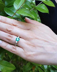 Real Colombian emerald rings