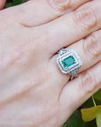 Emerald rings for mother's day