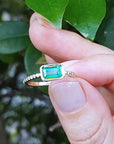 Modern emerald rings fine jewelry