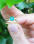 Genuine emerald ring for sale