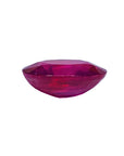 Rich red oval ruby for sale