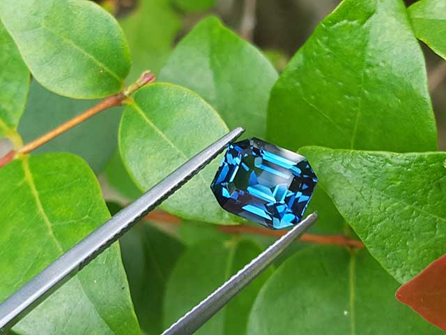 Rare natural blue sapphire