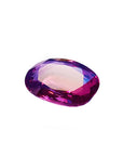 Oval cut pink sapphire loose gemstone