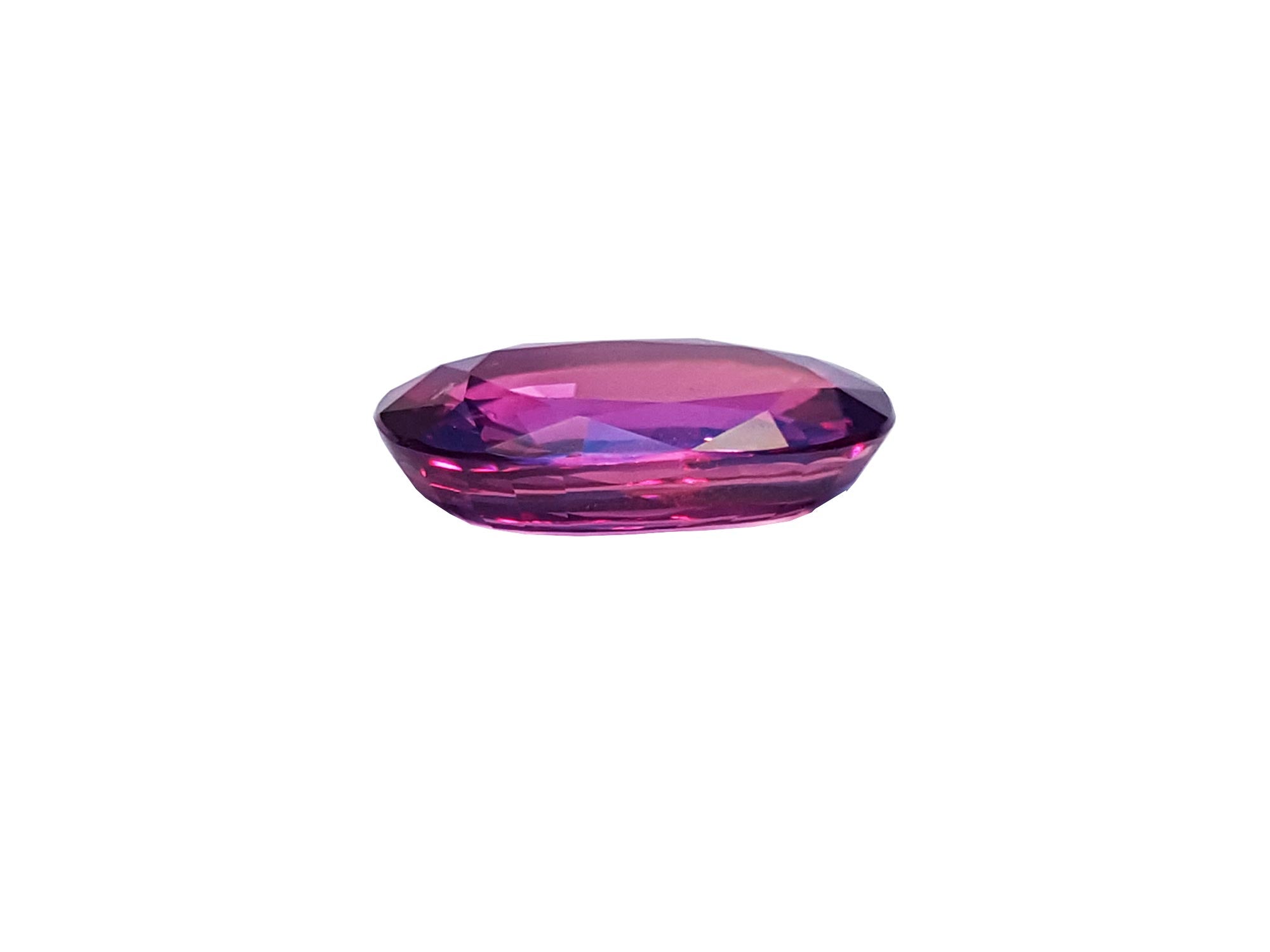 Real pink sapphire loose stone