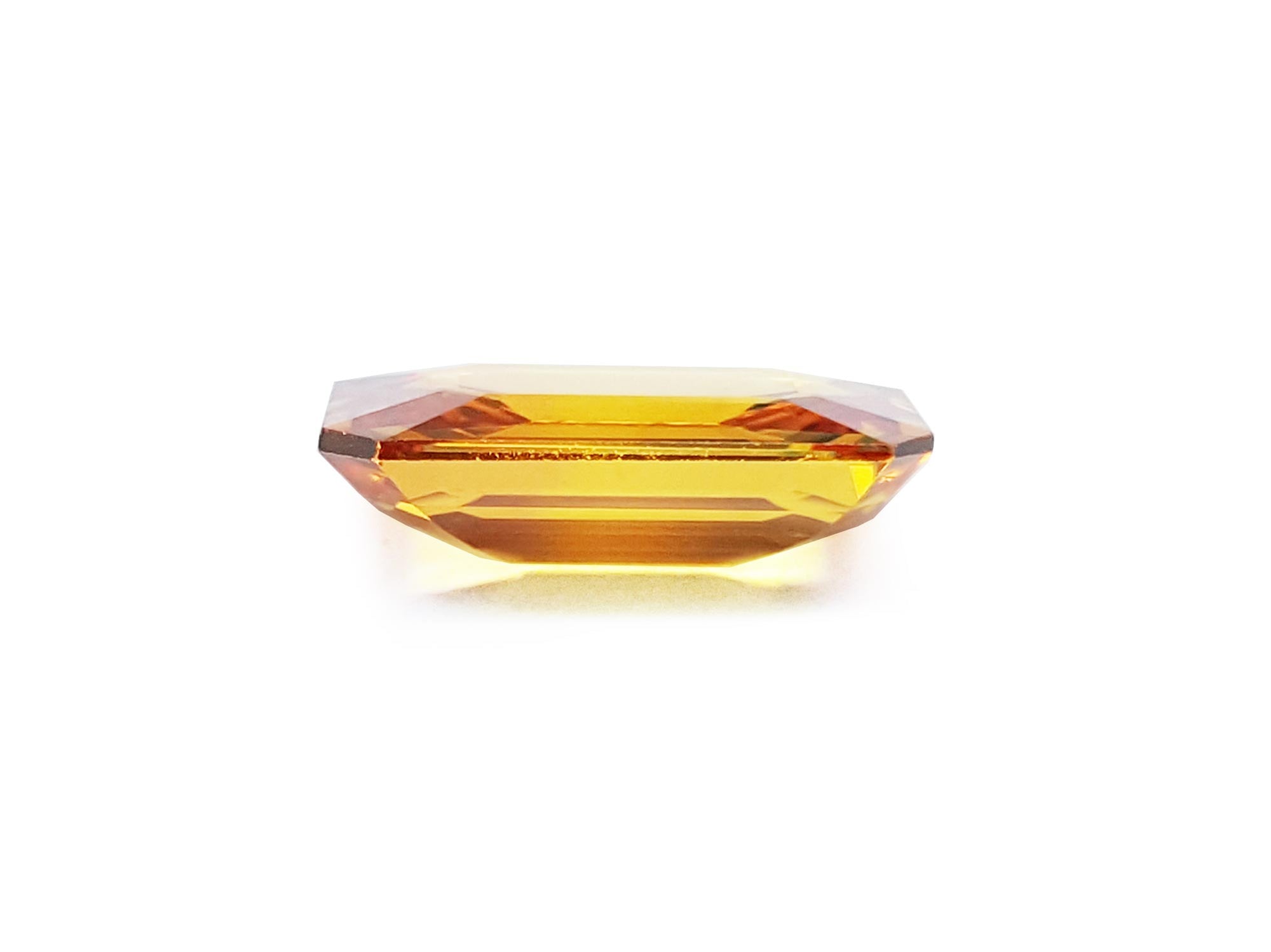 Emerald cut yellow sapphire for sale
