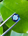 Blue sapphire round cut