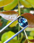 Blue natural sapphire