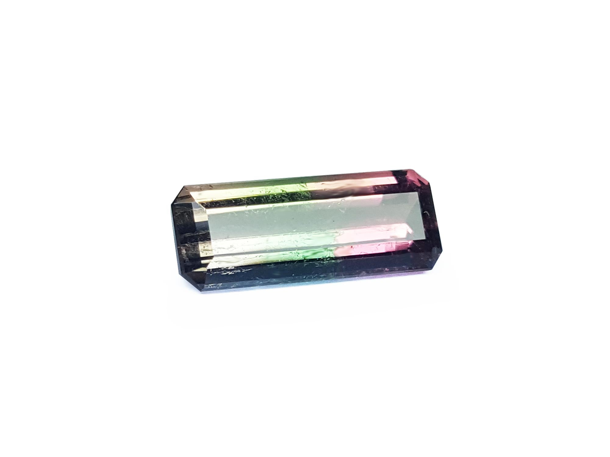 Bicolor watermelon tourmaline