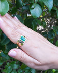 Gentlemen emerald rings for sale in USA