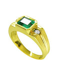 Men rings emerald size 