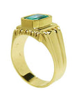 Natural Beryl and gold ring