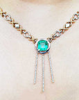 Emerald Hugs and kisses necklace