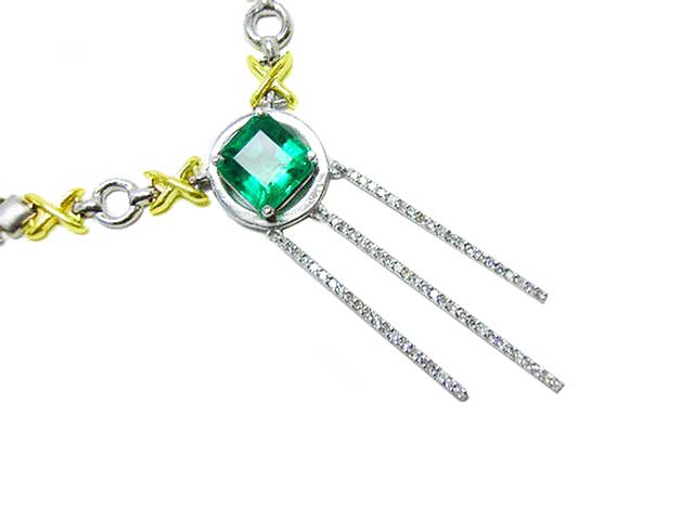 Mother’s day Hugs and kisses fine emerald jewelry
