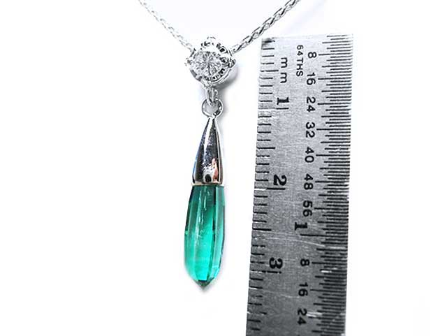 Genuine Emerald necklace for mother’s day