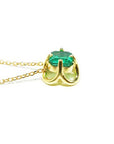 Emerald tulip necklace made in USA