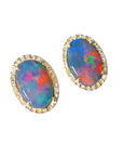 Australian opal earrings