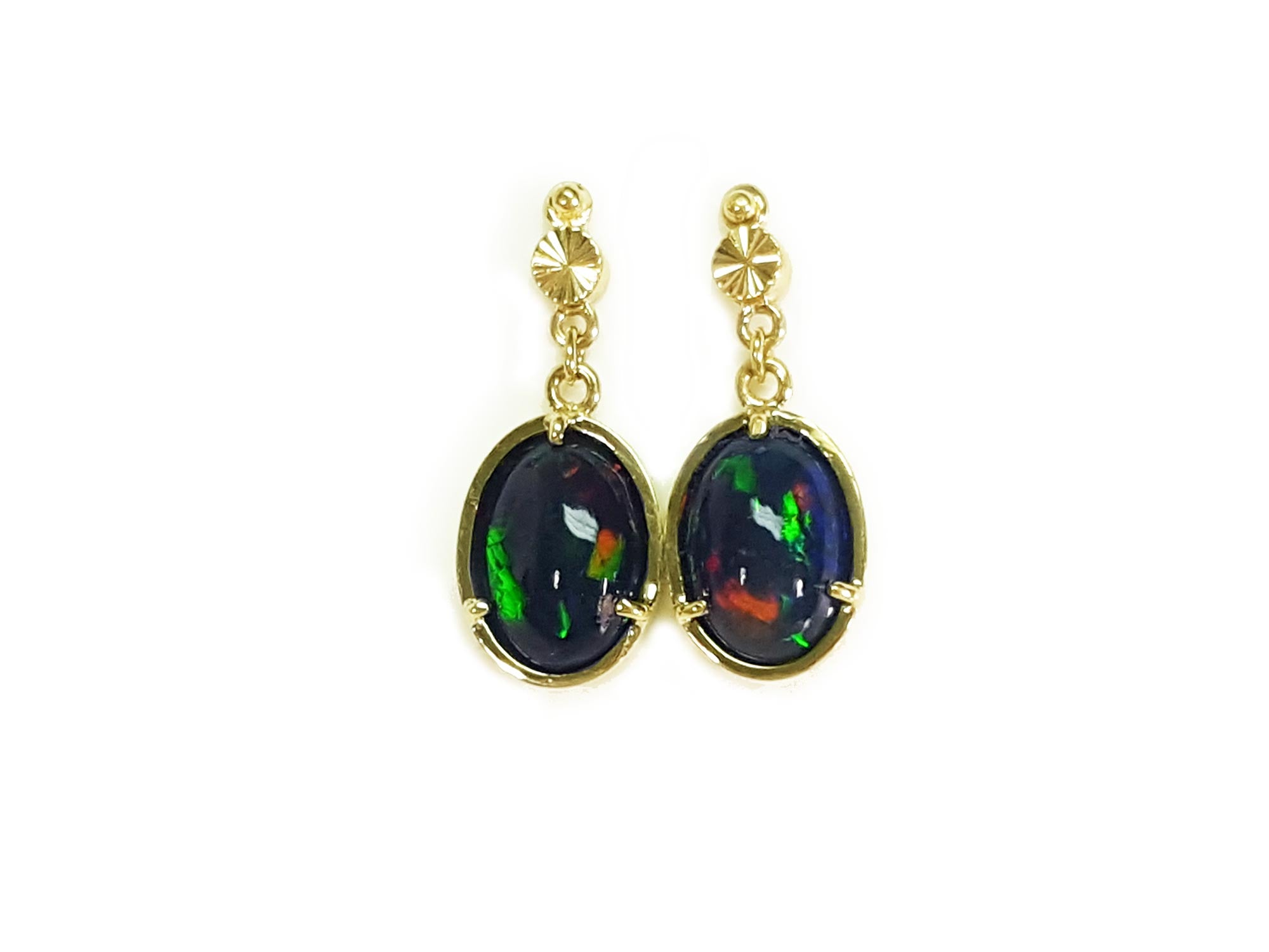 Welo opal earrings