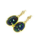 14k opal earrings